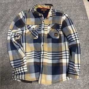 Realtree Camouflage Fleece-Lined Shirt with Plaid